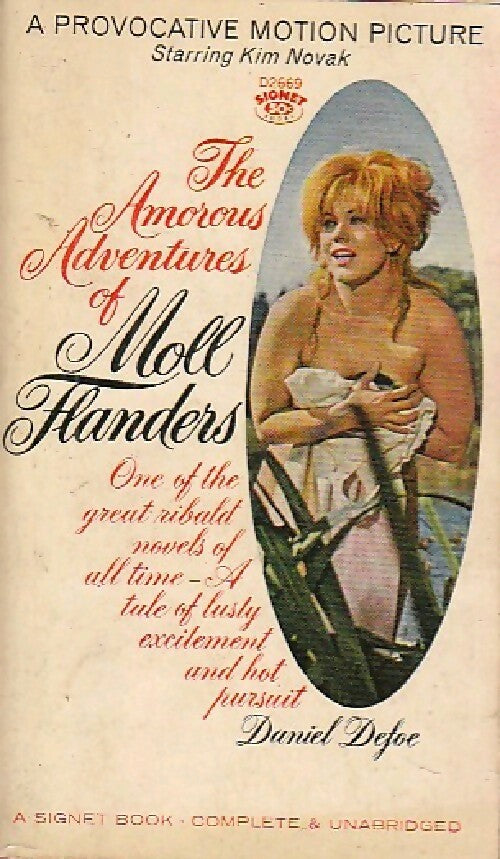 The amorous adventures of Moll Flanders - Daniel Defoe -  Signet Fiction - Livre