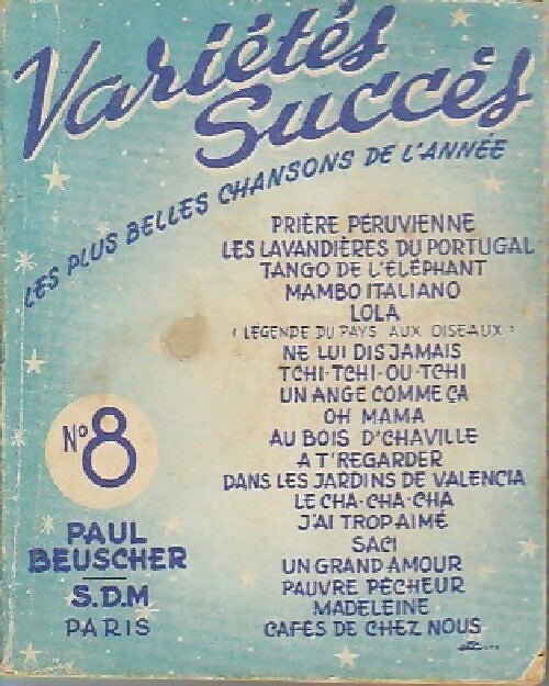 Variétés succès n°8 - Inconnu -  Variétés Succès - Livre