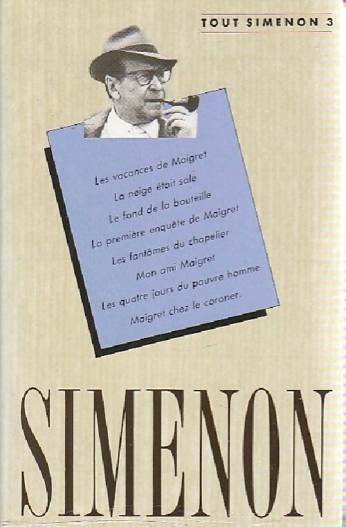 Tout Simenon Tome III - Georges Simenon -  France Loisirs GF - Livre