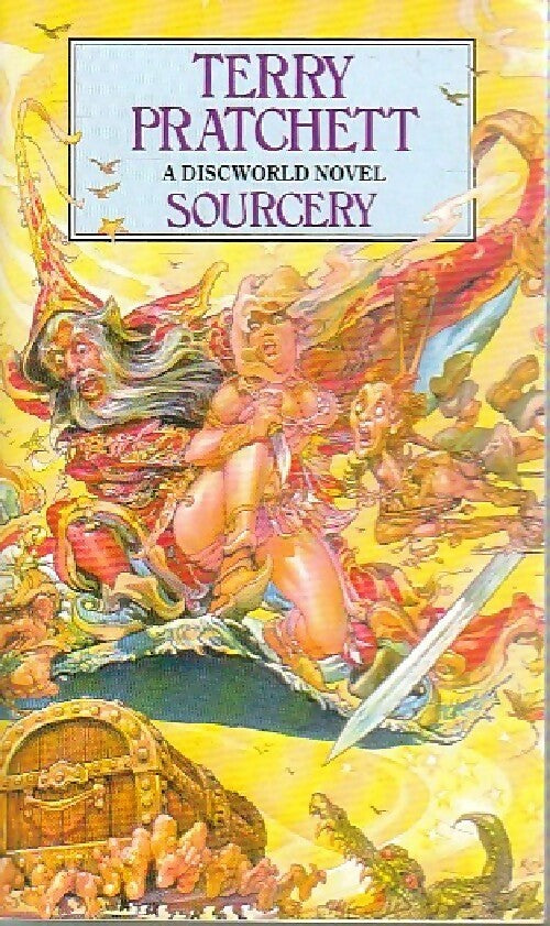 Sourcery - Terry Pratchett -  Corgi books - Livre