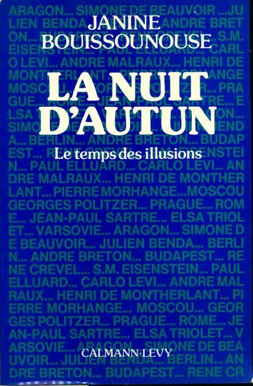 La nuit d'autun - Janine Bouissounouse -  Calmann-Lévy GF - Livre