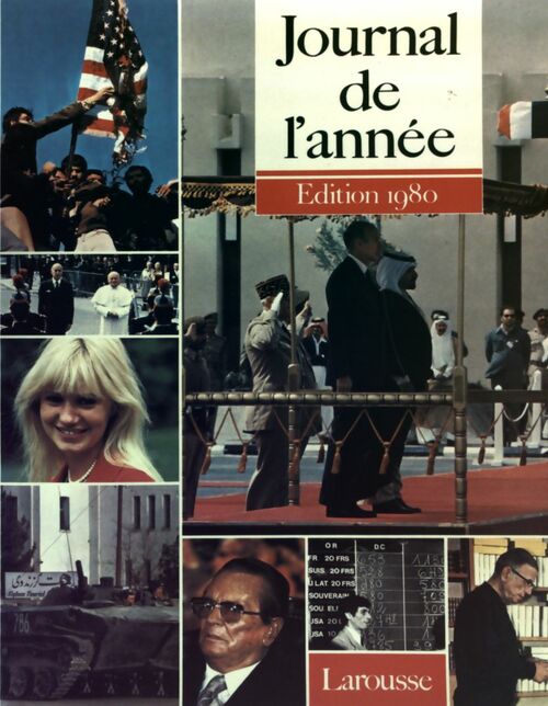 Journal de l'année 1980 - Inconnu -  Larousse GF - Livre