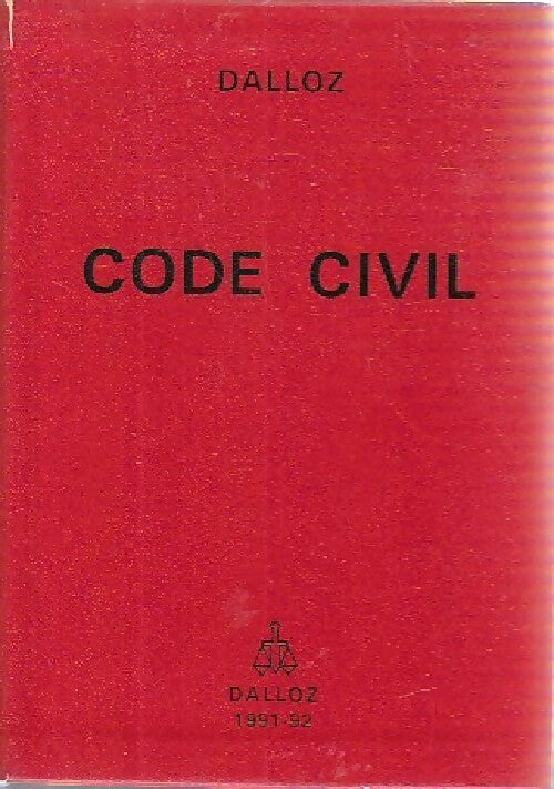 Code civil 1991-1992 - Inconnu -  Codes - Livre