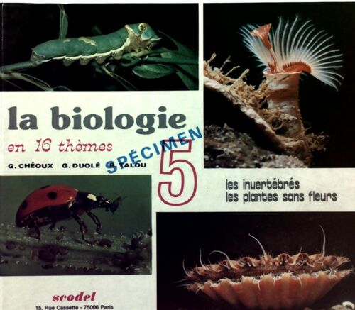La biologie en 16 thèmes 5e - Gabrielle Chéoux -  Scodel GF - Livre