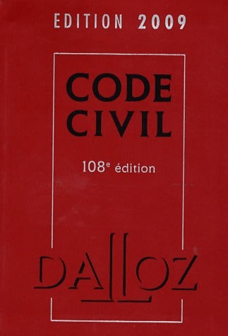 Code civil 2009 - Georges Wiederkehr -  Dalloz GF - Livre