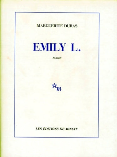Emily L. - Marguerite Duras -  Minuit GF - Livre