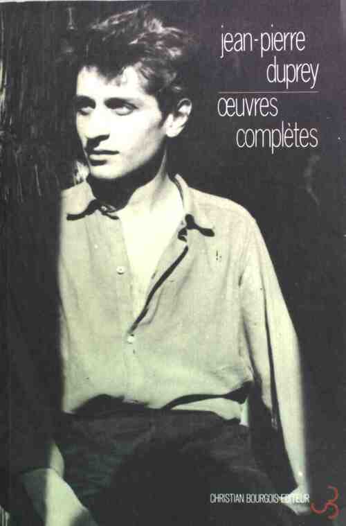 Oeuvres complètes - Jean-Pierre Duprey -  Bourgois GF - Livre