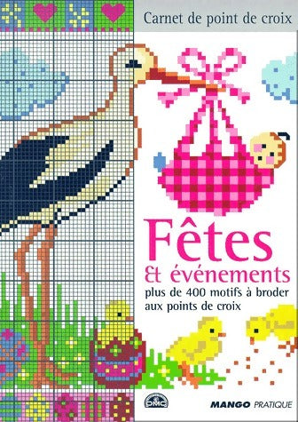 Fêtes et événements - Aurélia Cérulei -  Carnet de point de croix - Livre