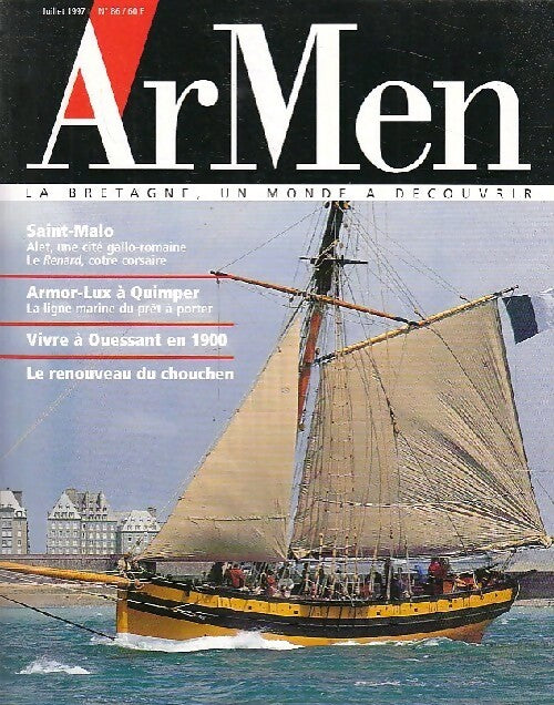 ArMen n°86 : Saint-Malo / Armor Lux à Quimper / Vivre à Ouessant en 1900 - Collectif -  ArMen - Livre