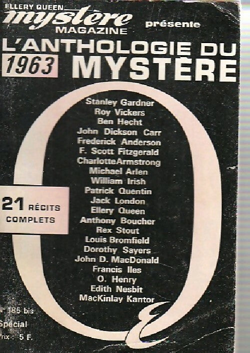 L'anthologie du mystère 1963 - Collectif -  Mystère magazine - Livre