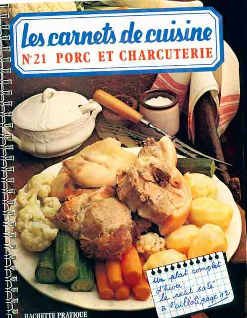 Porc et charcuterie - Collectif -  Les carnets de cuisine - Livre