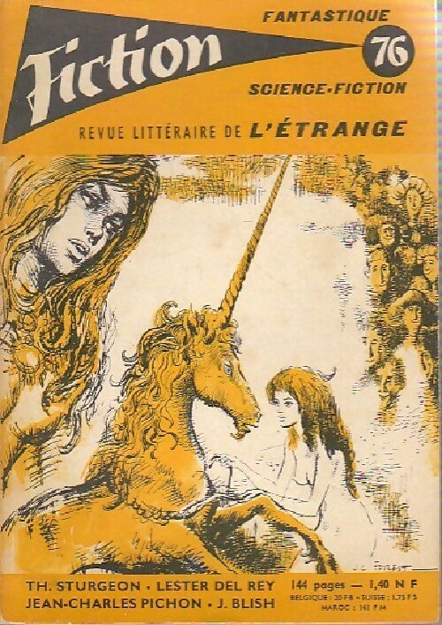 Fiction n°76 - Collectif -  Fiction magazine - Livre