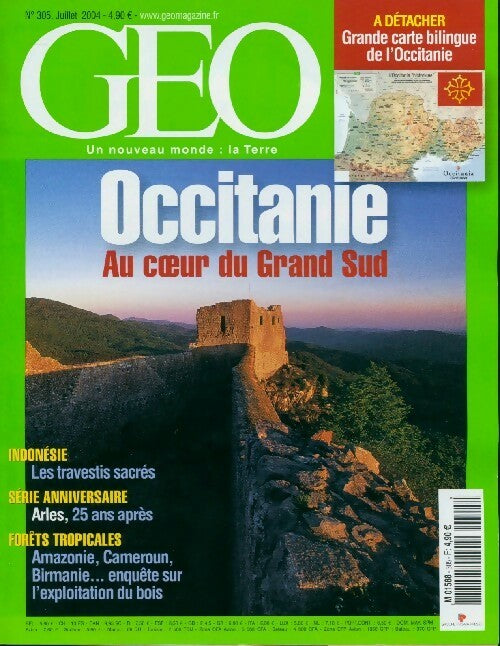Géo n°305 : Occitanie, au coeur du Grand Sud - Collectif -  Géo - Livre