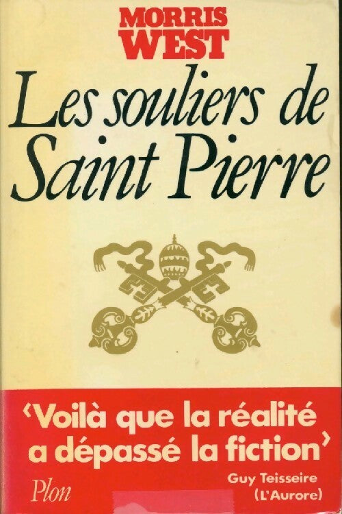 Les souliers de Saint-Pierre - Morris L. West -  Plon GF - Livre