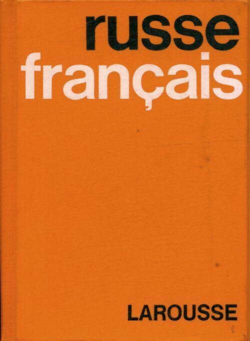 Dictionnaire russe-français - Inconnu -  Larousse de poche - Livre