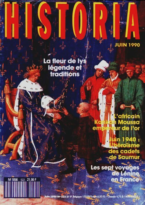 Historia n°522 : Le fleur de lys, légende et traditions - Collectif -  Historia - Livre
