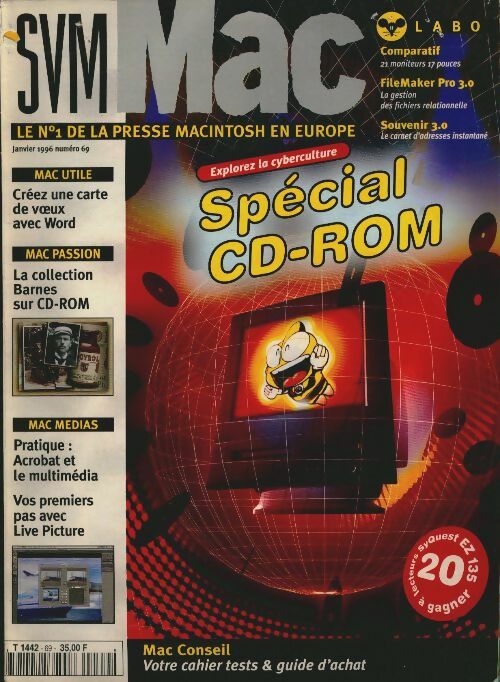 SVM Mac n°69 : Spécial CD-ROM - Collectif -  SVM Mac - Livre