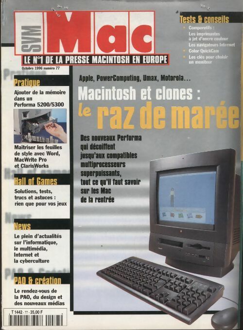 SVM Mac n°77 : Macintosh et clones - Collectif -  SVM Mac - Livre