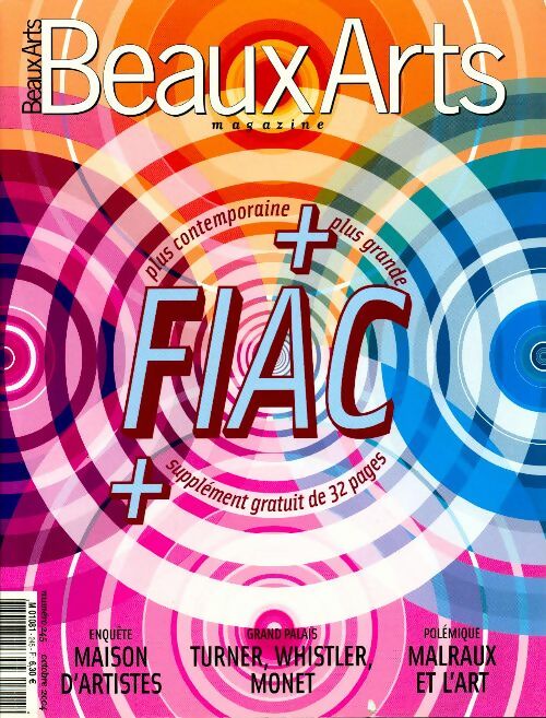 Beaux-Arts Magazine n°245 : FIAC - Collectif -  Beaux-Arts Magazine - Livre