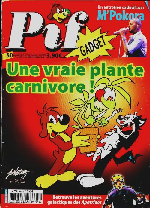 Pif Gadget (nouvelle série) n°50 : Une vraie plante carnivore ! - Collectif -  Pif Gadget (nouvelle série) - Livre