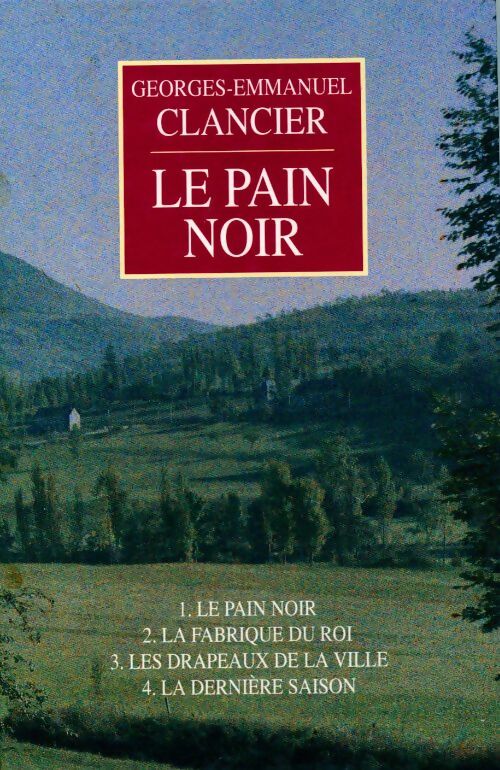 Coffret Le pain noir (2 vols) - Georges-Emmanuel Clancier -  Laffont GF - Livre