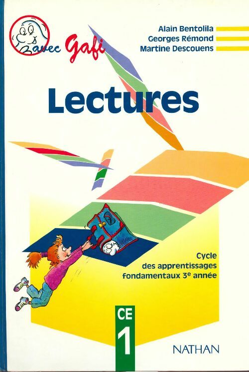 Lectures CE1 - Collectif -  Avec Gafi - Livre
