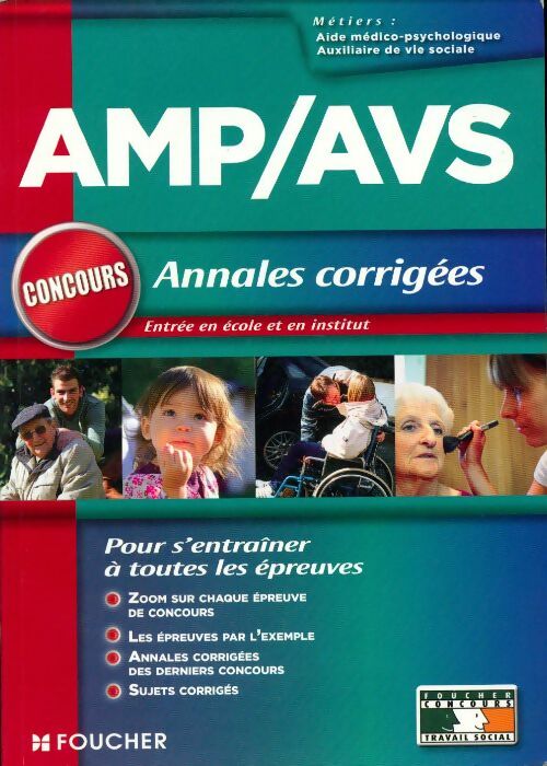 AMP/AVS - Annales corrigées concours - Valérie Béal -  Concours - Livre