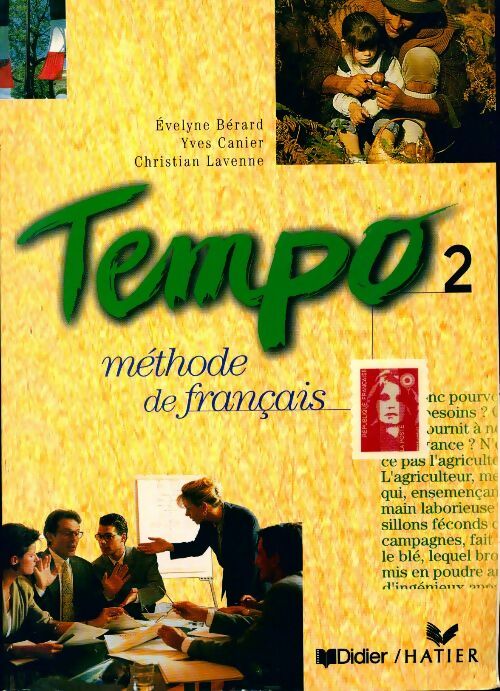 Tempo 2. Méthode de français - Evelyne Bérard -  Didier GF - Livre