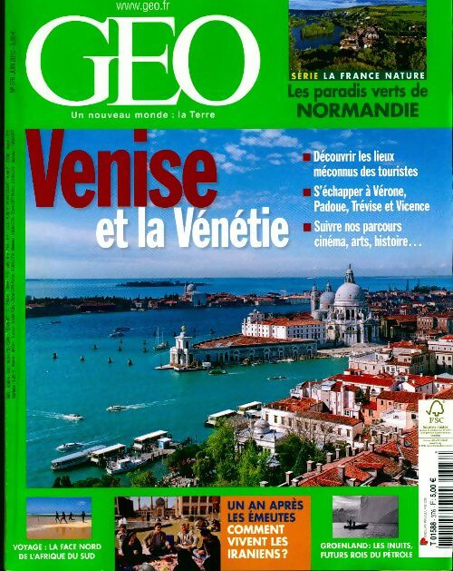 Géo n°376 : Venise et la Vénétie - Collectif -  Géo - Livre