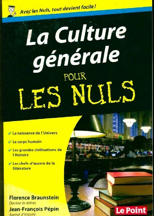 La culture générale pour les nuls - Jean-François Pépin -  Pour les Nuls Poche - Livre