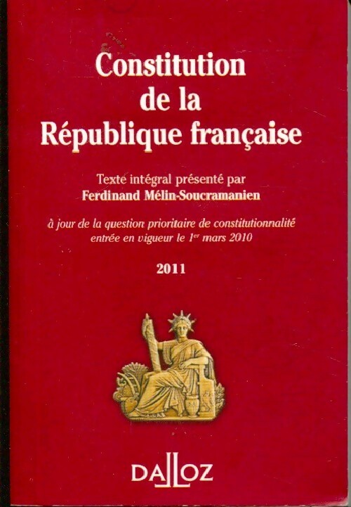 Constitution de la République française - Inconnu -  A savoir - Livre