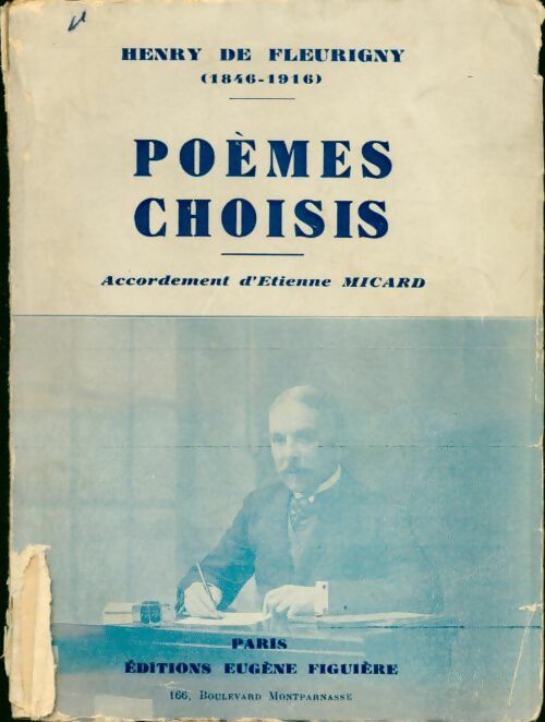 Poèmes choisis - Henry De Fleurigny -  Figuière GF - Livre
