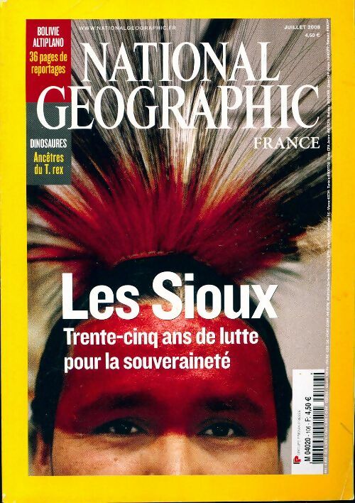 National Geographic n°106 : Les Sioux - Collectif -  National Geographic France - Livre