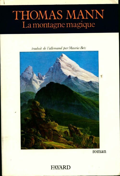 La montagne magique - Thomas Mann -  Fayard GF - Livre
