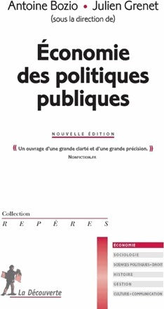 Économie des politiques publiques - Antoine Bozio -  Repères - Livre
