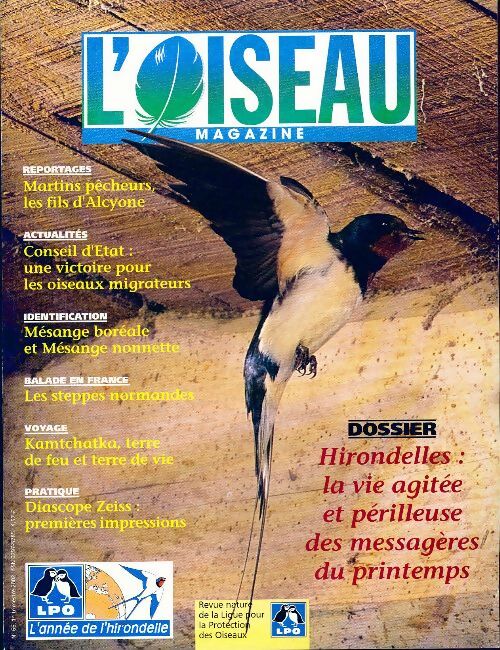 L'oiseau mag n°66 : Hirondelles : la vie agitée et périlleuse des messagères du printemps - Collectif -  L'oiseau Mag - Livre