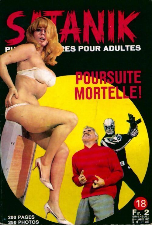 Poursuite mortelle ! - Collectif -  Satanik - Livre