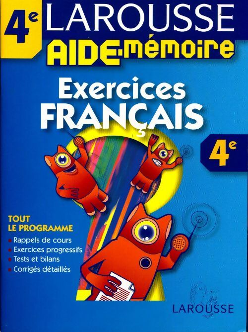 Aide-mémoire Exercices de francais 4e - Jeanine Borrel -  Aide-mémoire - Livre