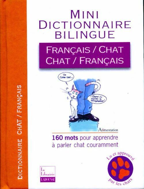 Mini-dictionnaire bilingue français-chat/chat-français - Jean Cuvelier -  Mini dictionnaire - Livre