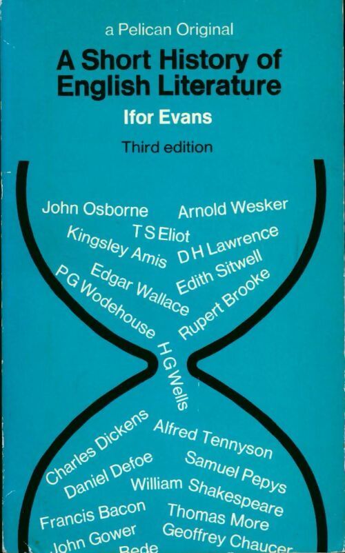 A short history of English literature - Ifor Evans -  Pelican Book - Livre