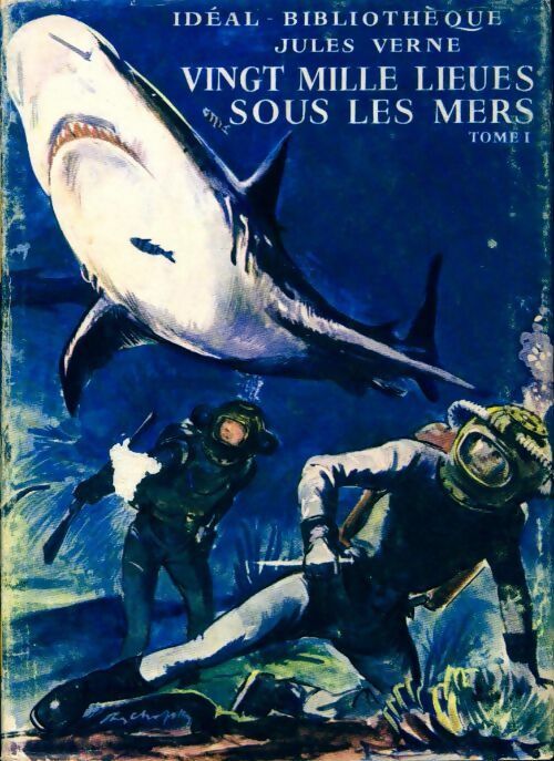 20 000 lieues sous les mers Tome I : Tour du monde sous-marin - Jules Verne -  Idéal-Bibliothèque - Livre
