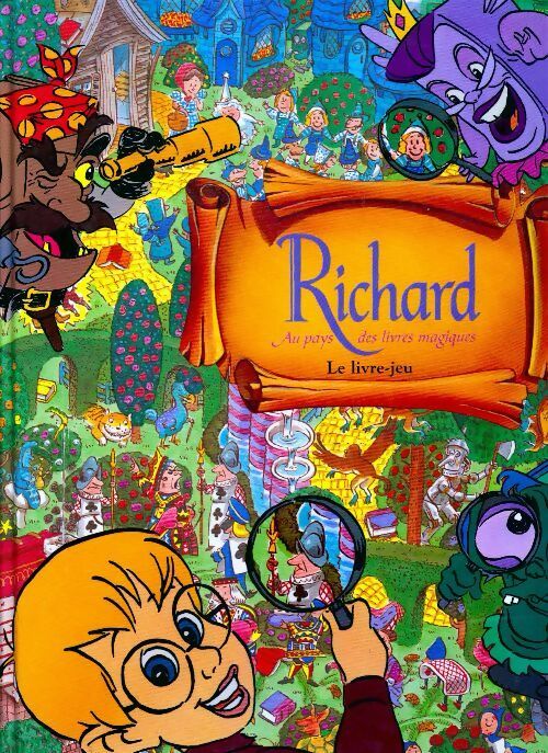 Richard au pays des livres magiques. Le livre-jeu - Dave Clegg -  La bibliothèque magique - Livre