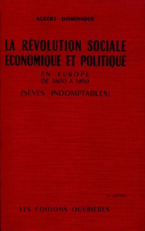 La révolution sociale, économique et politique - Albert Dominique -  Poche Ouvrières - Livre