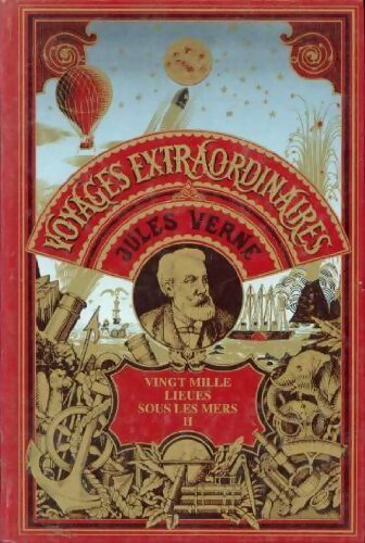 Vingt mille lieues sous les mers Tome II - Jules Verne -  Voyages extraordinaires - Hetzel - Livre