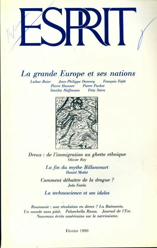 La grande Europe et ses nations - Collectif -  Esprit - Livre