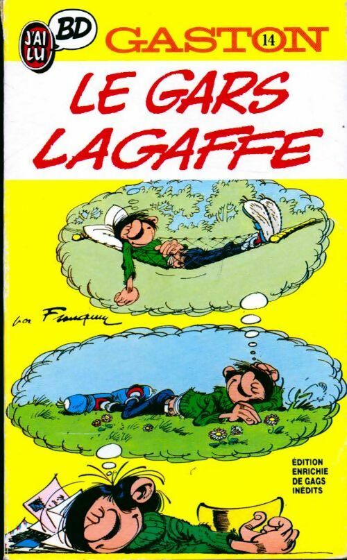 Gaston Tome XIV : Le gars Lagaffe - Franquin -  J'ai Lu BD - Livre