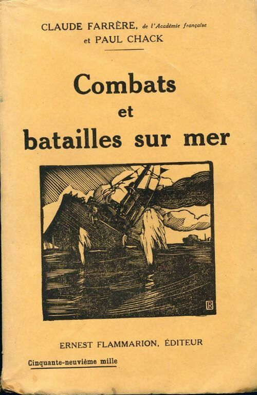Combats et batailles sur mer - Claude Farrère -  Poche Flammarion - Livre