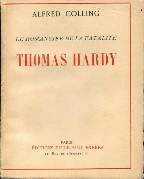Thomas Harding - Thomas Colling -  Emile paul poches divers - Livre