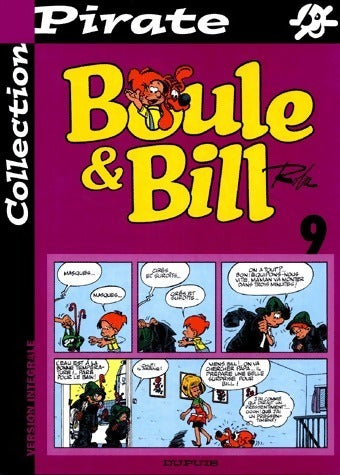 Boule et Bill Tome IX - Roba -  Pirate - Livre