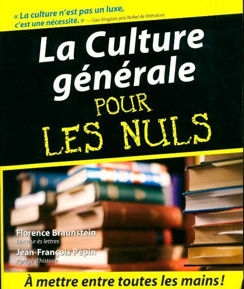 La culture générale pour les nuls - Jean-François Pépin -  Le Grand Livre du Mois GF - Livre